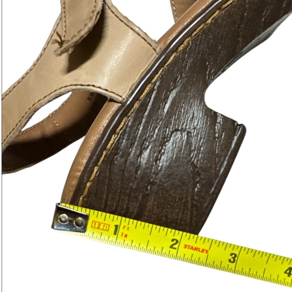 BOC by Born Cecila Clogs Slingback Platform Sandals Natural Beige Womens Size 8 - Picture 7 of 7